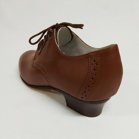 Karaktercipő Rozmaring fűzős barna 35,5