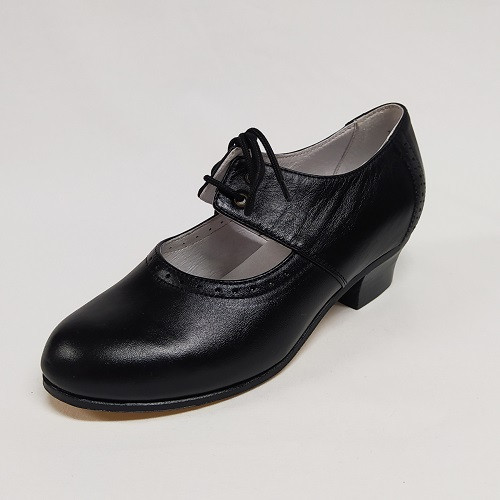 Karaktercipő Rozmaring fűzős nyitott 38,5