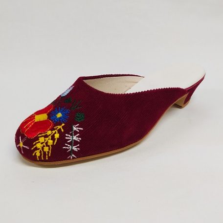 Szegedi papucs bordó 35