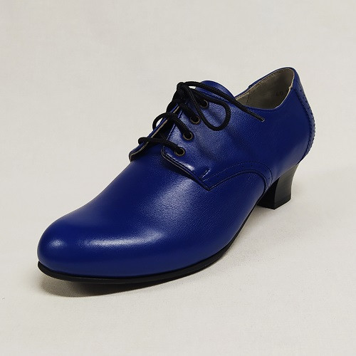 Rozmaring cipellő fűzős királykék 34