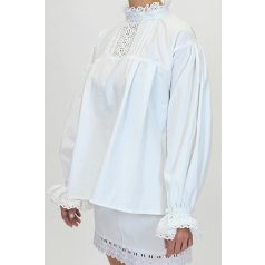 Blúz mezőségi csipke betétes 