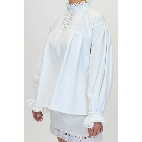 Blúz mezőségi csipke betétes 