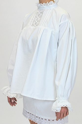 blúz mezőségi csipke betétes 44