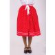 szoknya gyerek piros 152