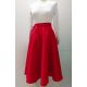 szoknya körloknis lapszoknya piros S
