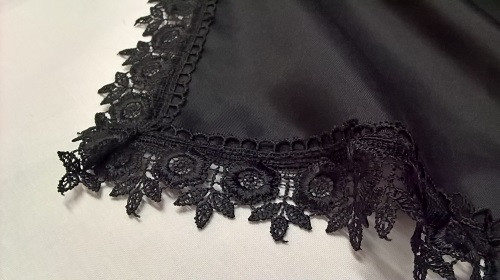 kötény felnőtt taft csipkés S