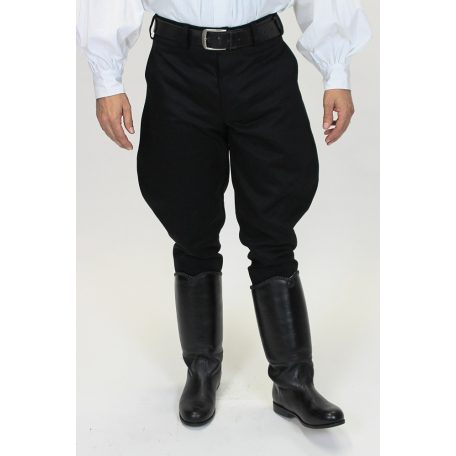 csizmanadrág pamut fekete férfi 90