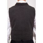 mellény viszkóz "mezőségi" szürke 36