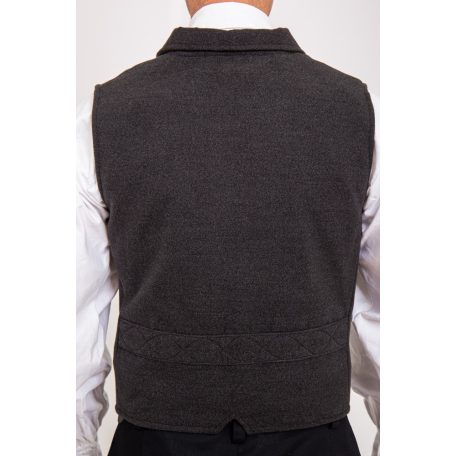 mellény viszkóz "mezőségi" szürke 36