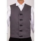 mellény pamut szürke férfi 45