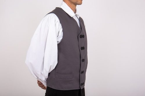 mellény pamut szürke fiú 140