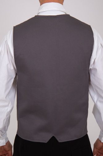 mellény pamut szürke fiú 140