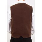 mellény viszkóz barna férfi 42