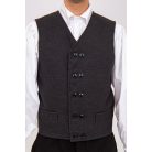 mellény viszkóz szürke férfi 36