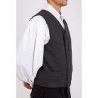 mellény viszkóz szürke férfi 36