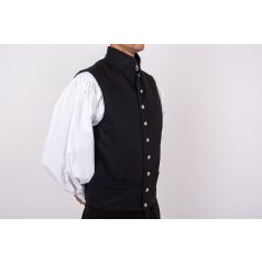 mellény pamut pitykés