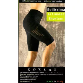 Rövidnadrág fitness A004 fekete L/XL
