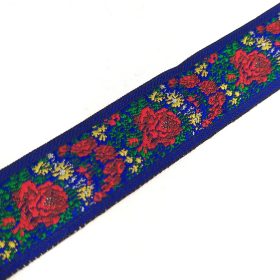 Szalag - hímzett 25 mm kék 022