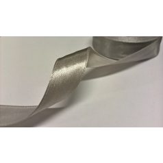 Szalag - szatén 20 mm ezüst