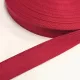 Szalag - köper 20 mm meggypiros műszál
