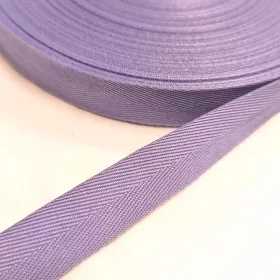 Szalag - köper 20 mm levendula műszál
