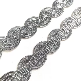 paszomány lurex ezüst