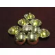pitykegomb 13 mm arany