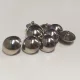pitykegomb 13 mm ezüst