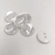 Gomb műanyag 13 mm fehér szemes