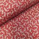 Pamutvászon piros virágos 294