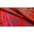 Selyem-brokát 5686 piros-színes 165