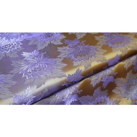 Selyem-brokát 2514 barna-lila 1057