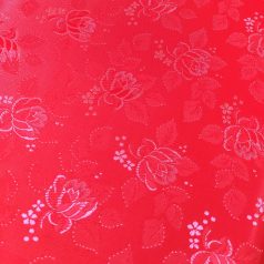 Selyem-brokát 6313 piros-rózsaszín 93