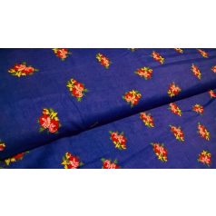 Kasmírmintás méteráru PE kék 204