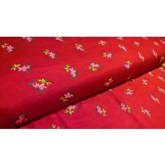 Kasmírmintás méteráru PE piros 205