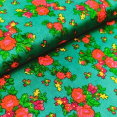 Kasmírmintás méteráru PE 726 türkíz 492