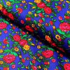 Kasmírmintás méteráru PE kék 514