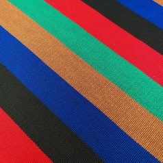 Székely szőttes csíkos piros-fekete-kék-barna-zöld 3 cm