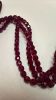 gyöngysor - metszett 6 mm bordó gyerek