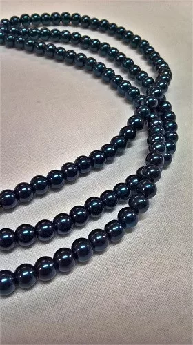 gyöngysor - tekla 6 mm kék felnőtt