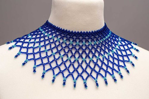 Sárközi gyöngygallér kislány csipke II.