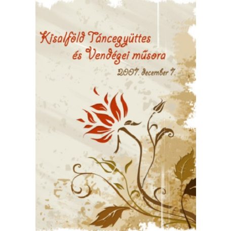 dvd Kisalföld Táncegyüttes és vendégei műsora 2007