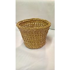 gyékény kosár kerek kicsi