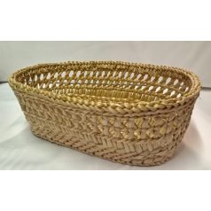 gyékény kosár ovális nagy