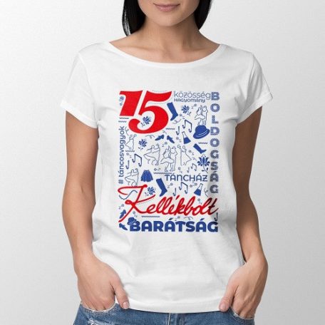 Póló "Kellékbolt15" Női fehér XL