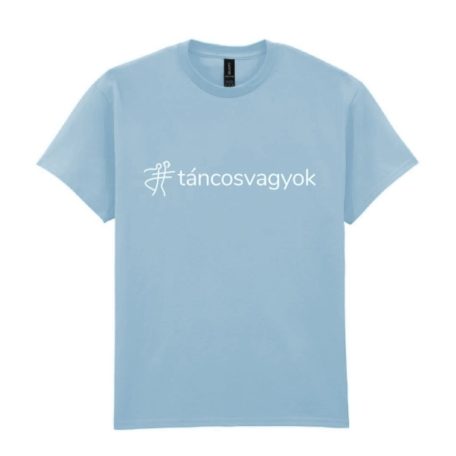 Póló #táncosvagyok Férfi világoskék L
