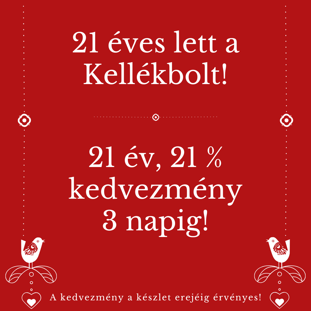 Kellékbolt születésnap 2025